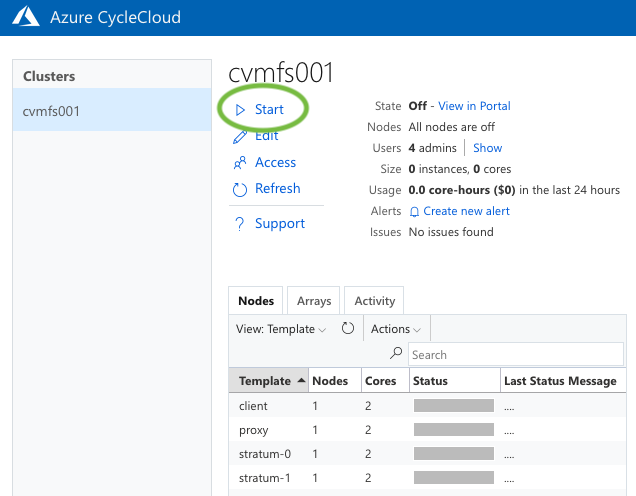 CycleCloud reset cluster (2/2)